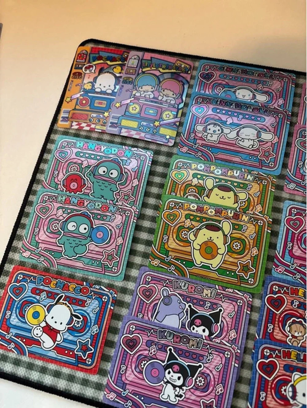 Sanrio trading card lot of 16 SR